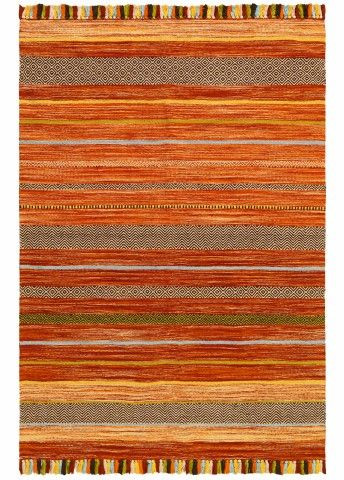 Teppich KALLEEN terra in terra aus Baumwolle