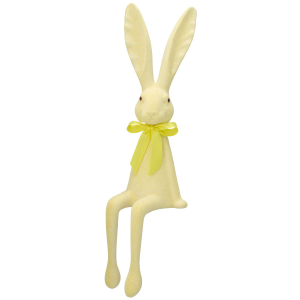 Dekohase JEFFREY in gelb aus Kunststoff