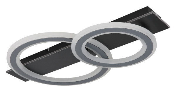 Deckenleuchte JAYDEN in schwarz aus Metall