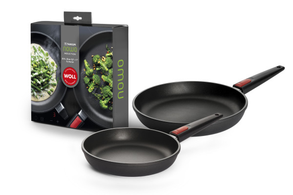 Pfanne-Set WOLL NOWO TITANIUM in anthrazit aus Aluguss