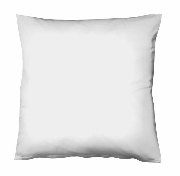 Kissenhülle COLOURS Satin in silberfarben aus Baumwolle