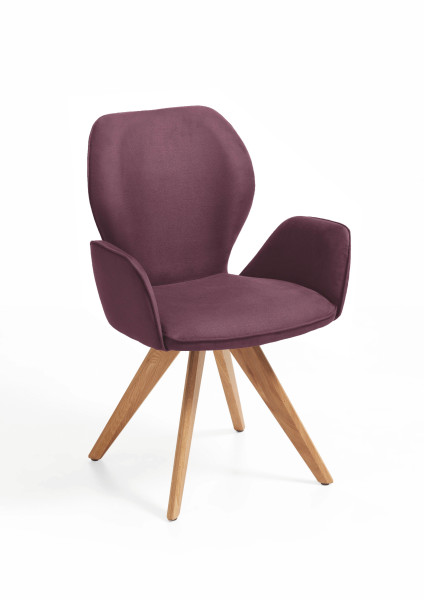 Polsterstuhl COLORADO in  Nirvana rot