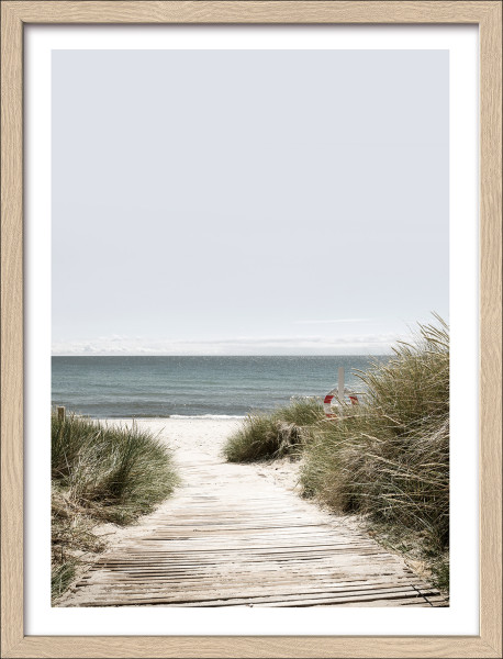 Gerahmtes Bild NORDIC BEACH