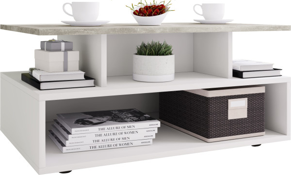 Couchtisch ESILA in  beton-optik