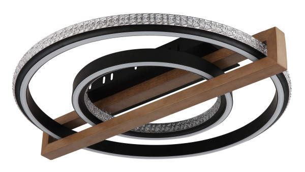 Deckenleuchte DELORIS in schwarz aus Metall