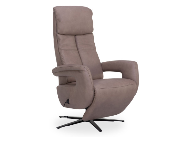 Relaxsessel COMFORT MONDO BASIQUE in taupe aus Leder