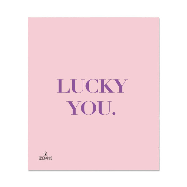 Schwammtuch DESIGN@HOME LUCKY YOU