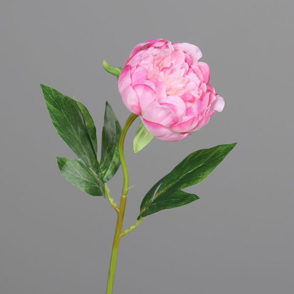 Kunstblume PÄONIE in rosa aus Kunststoff