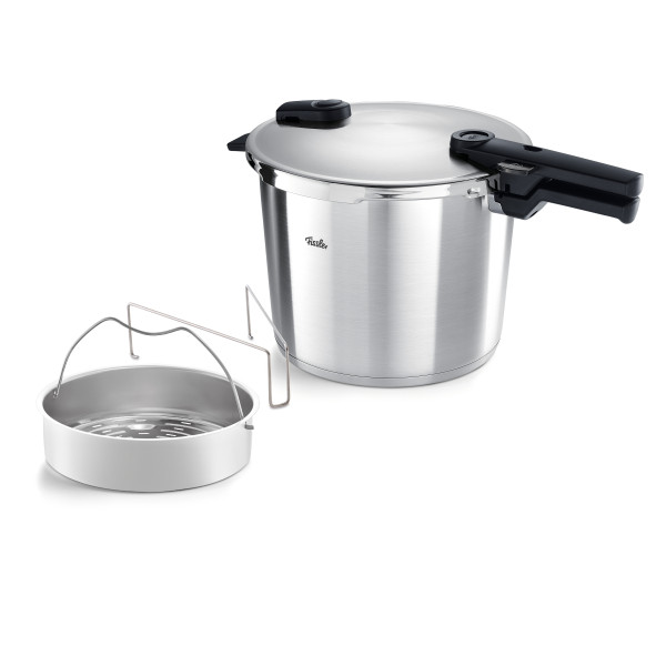 Schnellkochtopf Fissler VITAQUICK in silberfarben aus Metall