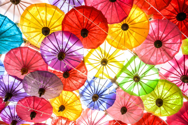 Keilrahmenbild COLORFUL World