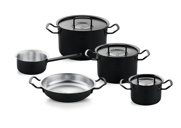 Topfset Fissler PROFI COLLECTION in silberfarben aus Edelstahl