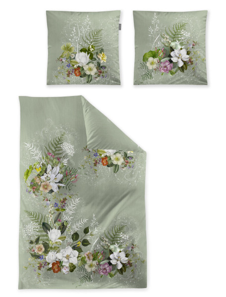 Bettwäsche WAVE Satin aus Baumwolle
