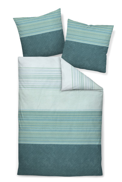 Bettwäsche MOMENTS Mako-Satin aus Baumwolle