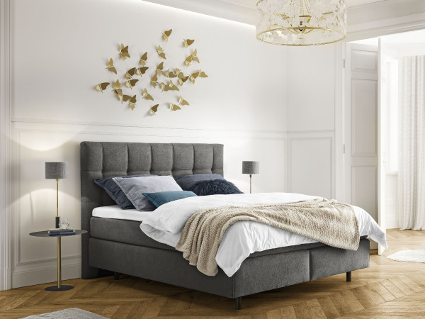 Boxspringbett Schlaraffia GRID aus Stoff