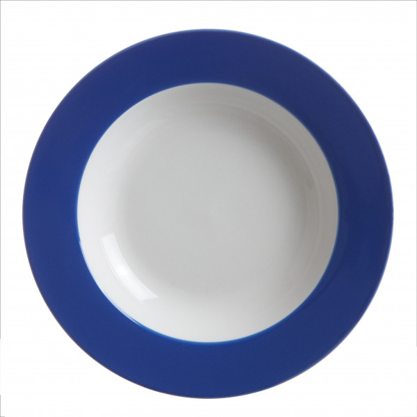 Suppenteller Doppio indigoblau