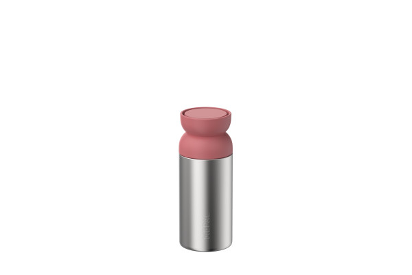 Thermo-Kaffeebecher ELLIPSE in pink aus Materialmix
