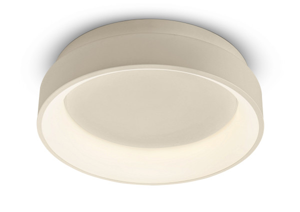Deckenleuchte LUNEA in beige aus Kunststoff