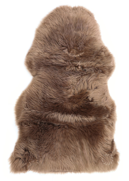 Lammfell toffee in toffee aus Schurwolle