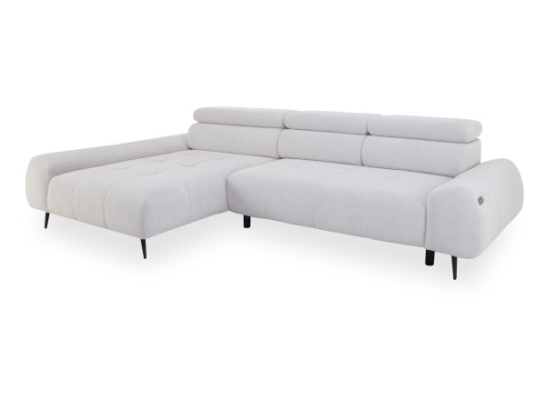 Polsterecke HARPER WITNICA in silver aus Stoff