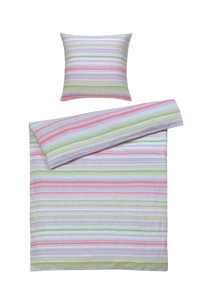 Bettwäsche TERRY Satin in mehrfarbig aus Baumwolle