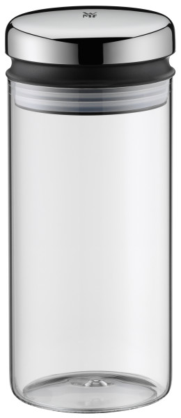 Vorratsdose WMF Depot in silberfarben aus Glas