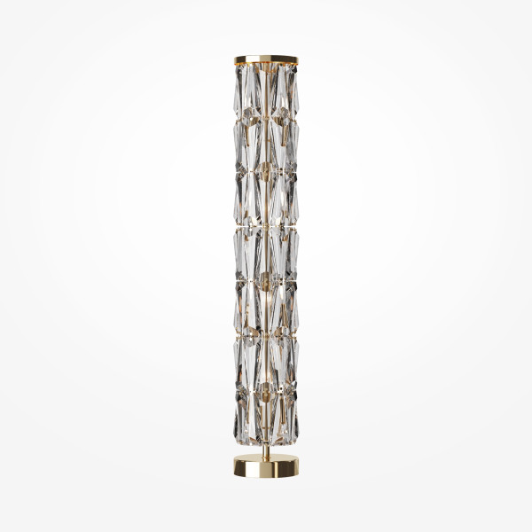 Stehleuchte PUNTES in goldfarben aus Metall