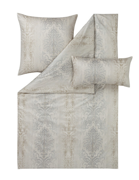 Bettwäsche RINALDO Jersey in beige aus Baumwolle