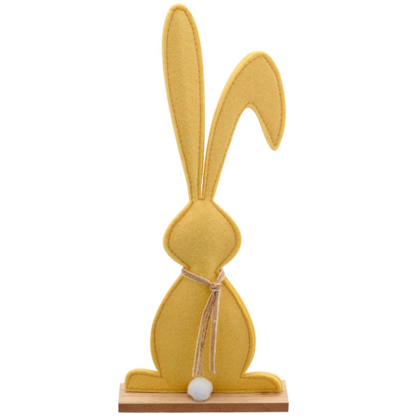 Filzhase Schlappohr in gelb aus Filz