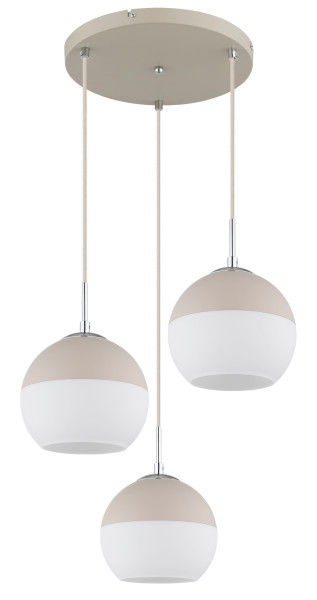 Hängeleuchte RAGUSA in weiß aus Metall