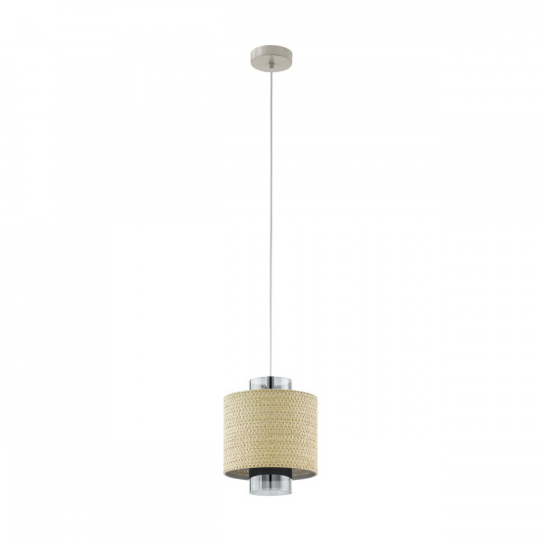 Hängeleuchte MEDIOUNA in beige aus Metall