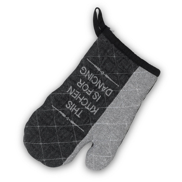 Topfhandschuh GIANNA in weiß/schwarz aus Baumwolle