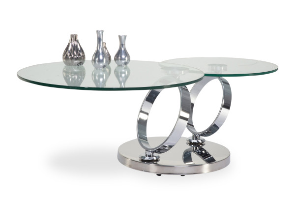 Couchtisch EOLIA in chromfarben