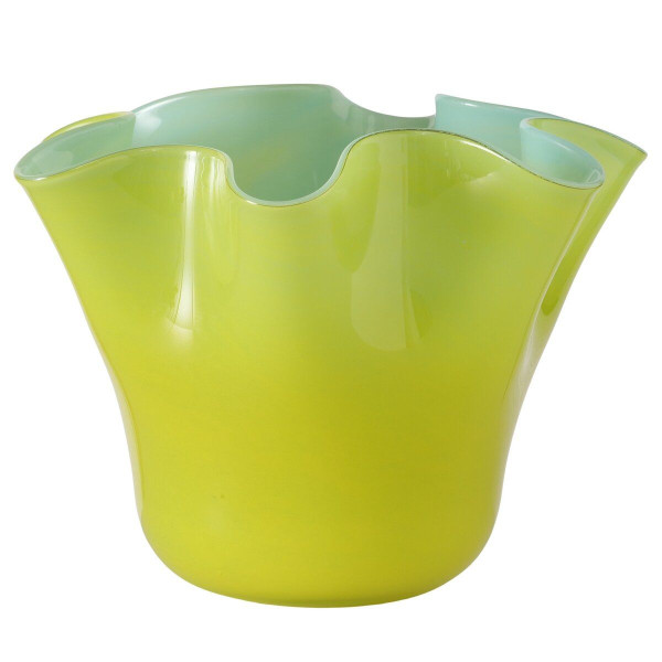 Vase TILLY in grün aus Glas