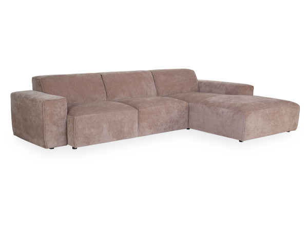 Polsterecke MOUTIQUE LORI in taupe aus Stoff