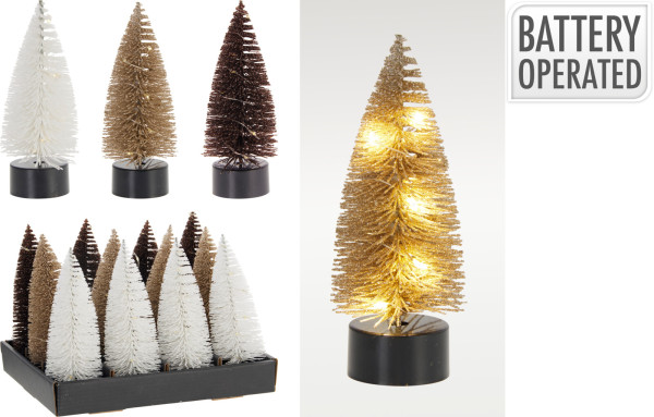 Weihnachtsbaum DRAHT Glitzer aus Metall