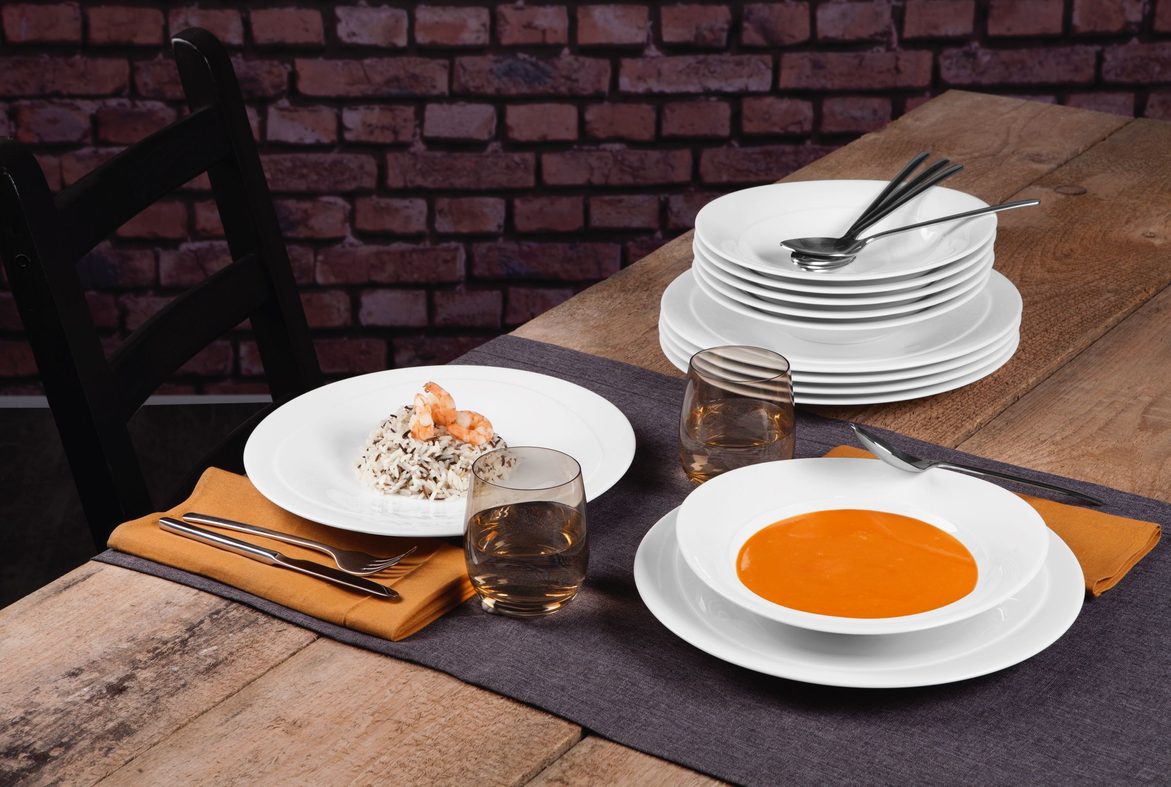 Tafelservice TRIO | Geschirr | Gedeckter Tisch | Esszimmer | Räume