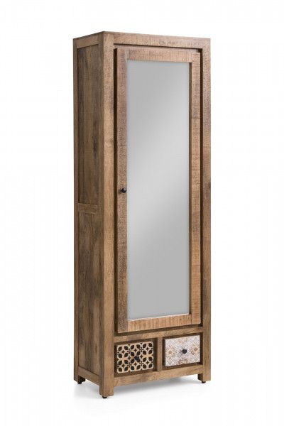 Garderobenschrank ANIMATE in mango aus Holz