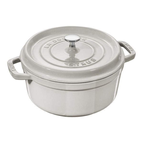 Bräter staub COCOTTE LA staub COCOTTE in weiß aus Gußeisen