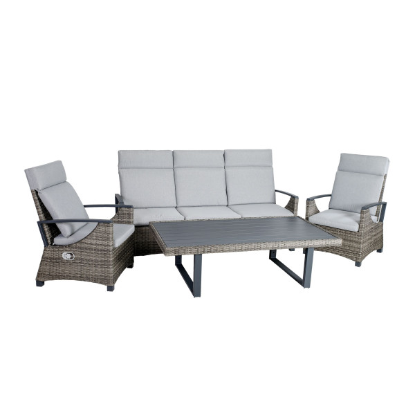 Loungeset ANTIGUA in grau
