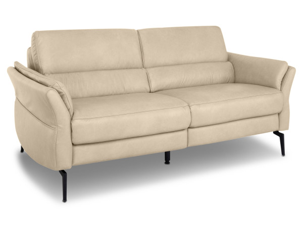 Sofa 2,5 Sitzer MONDO MAGUL in ecru aus Leder
