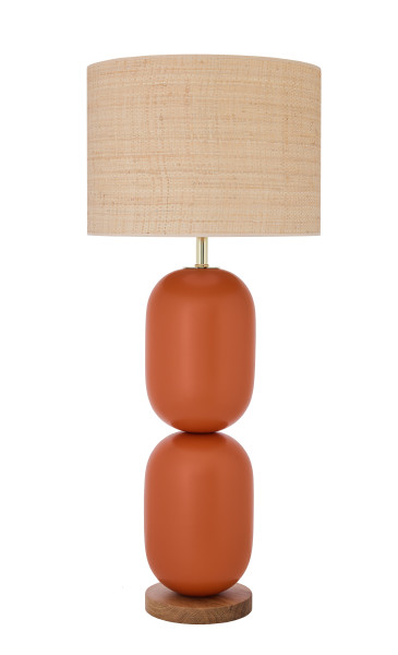 Tischleuchte BOIJO in terracotta aus Keramik