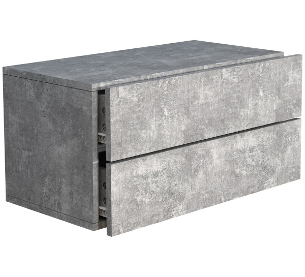Nachttisch USAL in  Beton-Grau aus Dekor