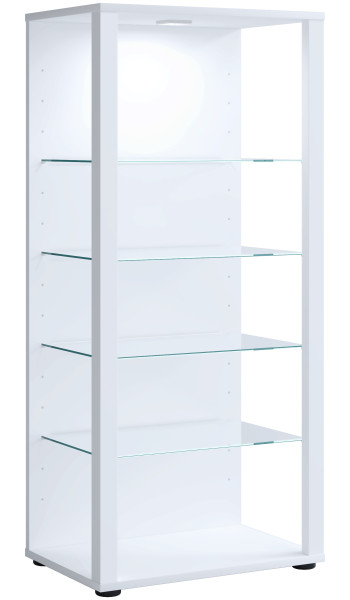 Vitrine GLASOL in weiß aus Dekor