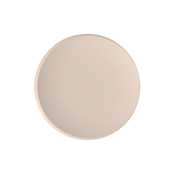 Speiseteller NewMoon beige in beige aus Porzellan