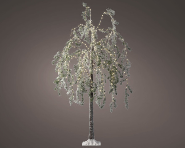 Weihnachtsbaum LED in grün aus Kunststoff