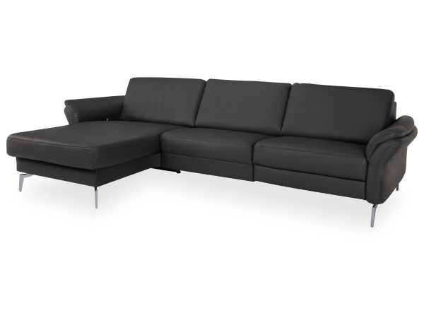 Polsterecke SYSTEMPOLSTER PURITY in anthrazit aus Leder