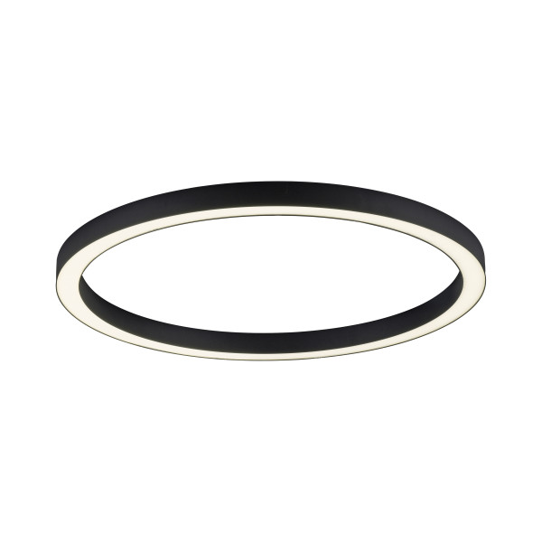 Deckenleuchte PURE LINES ROUND in anthrazit aus Kunststoff