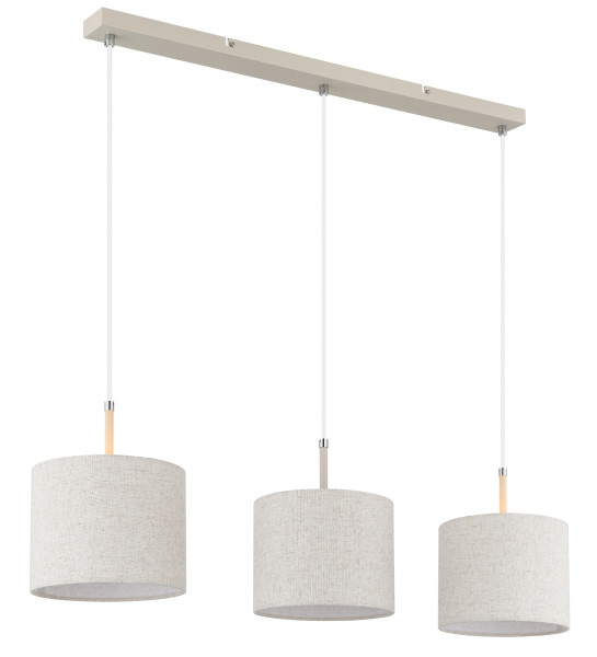 Hängeleuchte DELEON in sand aus Metall