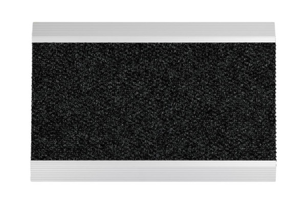 Fußmatte NUB BRUSH ALU in grau aus Polyamid