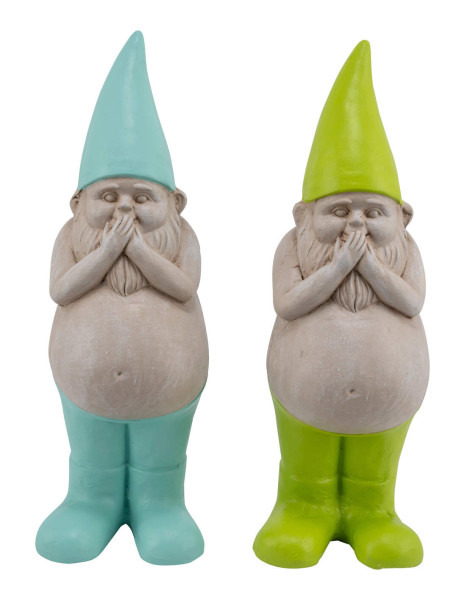 Gartenzwerg in creme